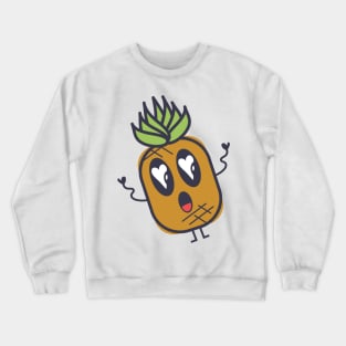 Kawaii Lovestruck Pineapple Crewneck Sweatshirt